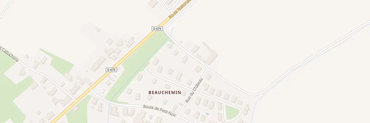 Plan du 6 Rue du Château à Chemin