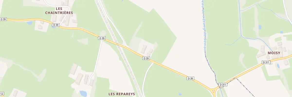 Plan du 1058 Che de Chevalot à Moisy à Dommartin-lès-Cuiseaux
