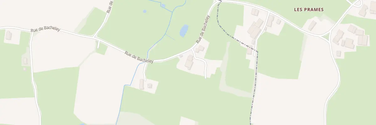 Plan du 646 Rue de Bacheley à La Chaux
