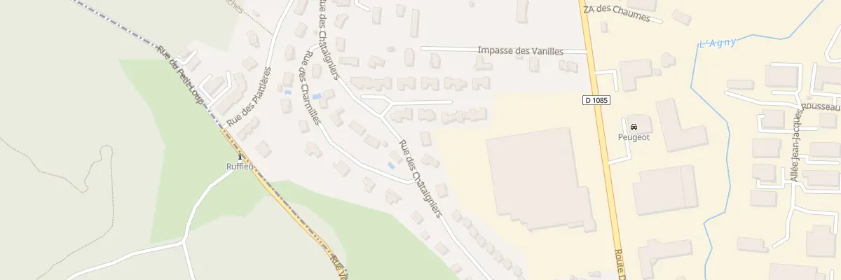 Plan du 237 Rue des Châtaigniers à Nivolas-Vermelle