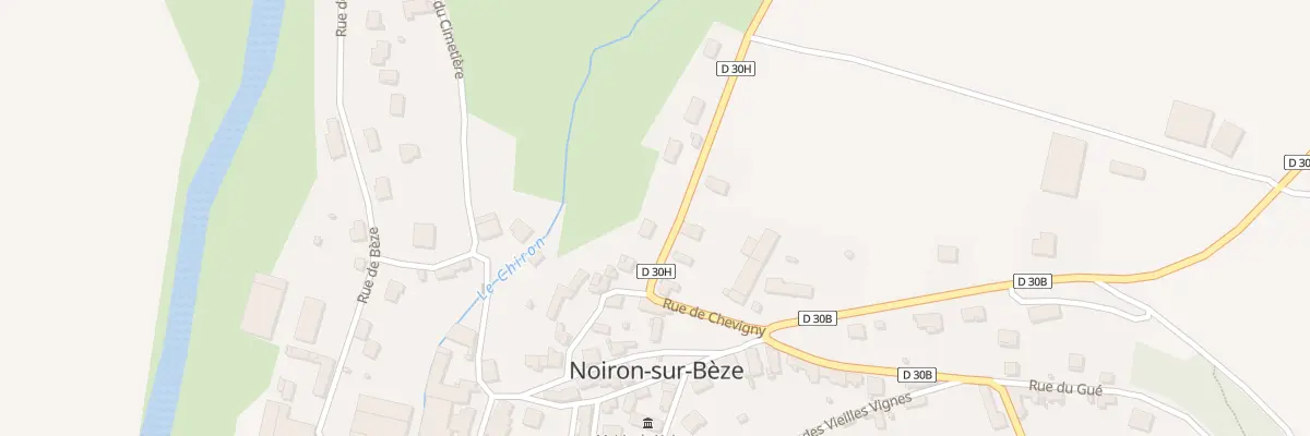 Plan du 5 Rte de Chevigny à Noiron-sur-Bèze