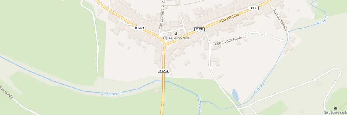 Plan du 2 Gr Grande Rue à Nançois-sur-Ornain