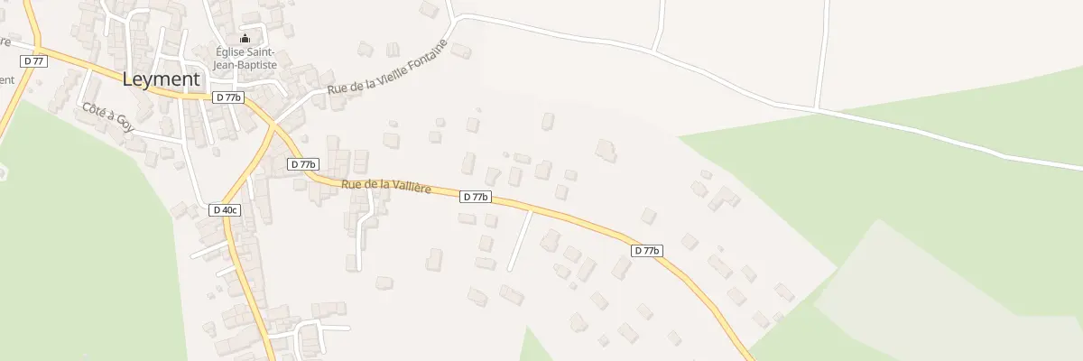 Plan du 261 Rue de Vallière à Leyment