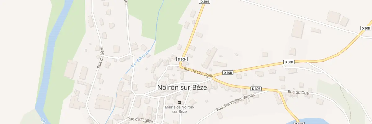 Plan du 6 Rte de Chevigny à Noiron-sur-Bèze