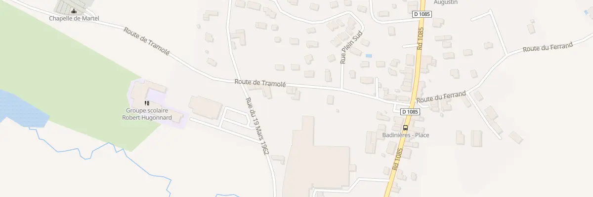 Plan du 195 Rte de Tramole Badinieres à Eclose-Badinières
