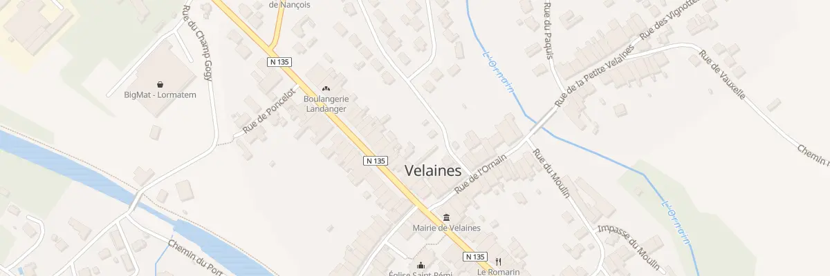 Plan du 15 Rue de Tronville à Velaines