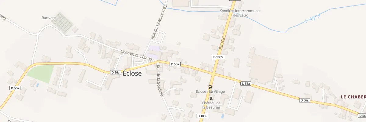 Plan du 80 Rte de St Jean de Bournay à Eclose-Badinières