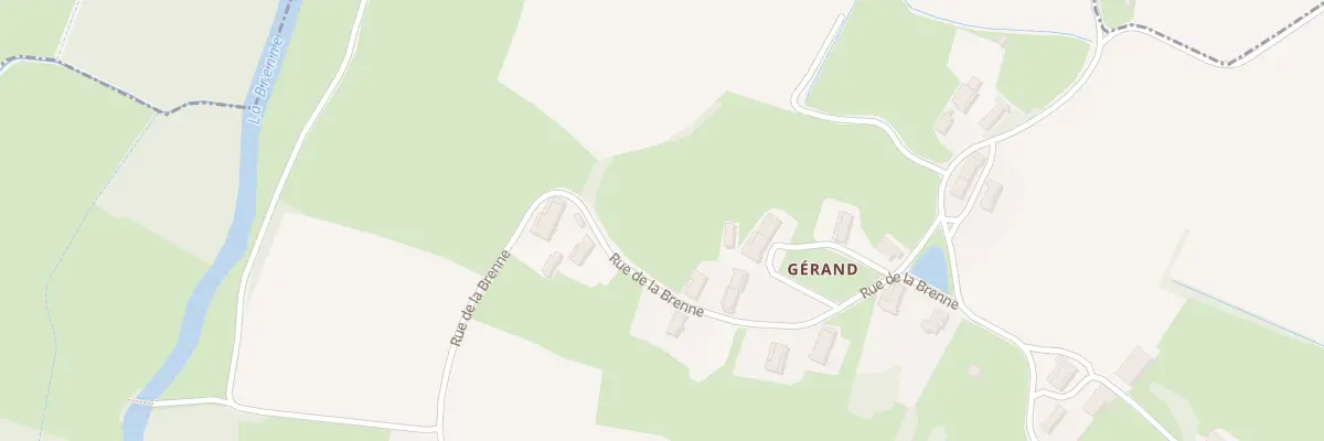Plan du 1050 Rue de la Brenne à Sens-sur-Seille