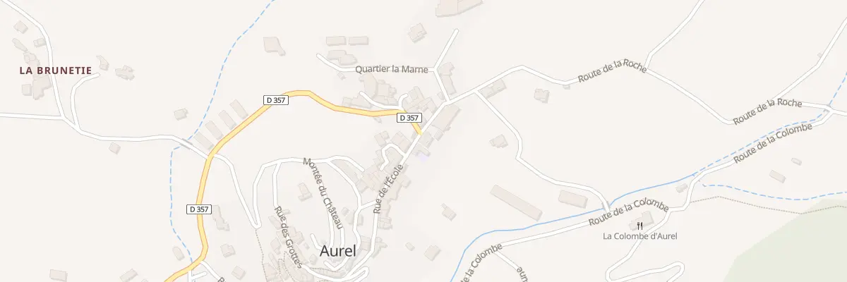 Plan du 114 Rue de l’Ecole à Aurel