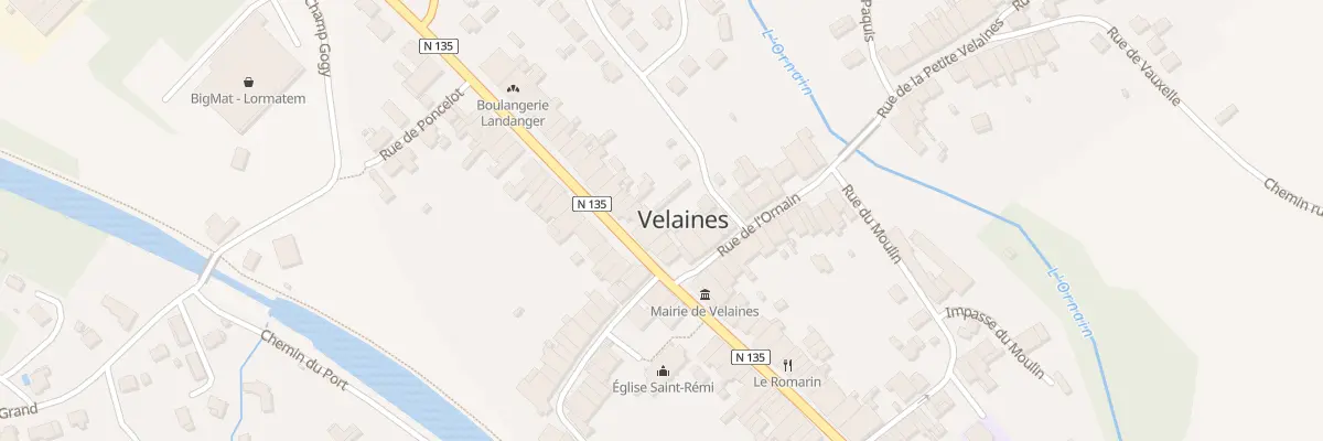 Plan du 7 Rue de Tronville à Velaines