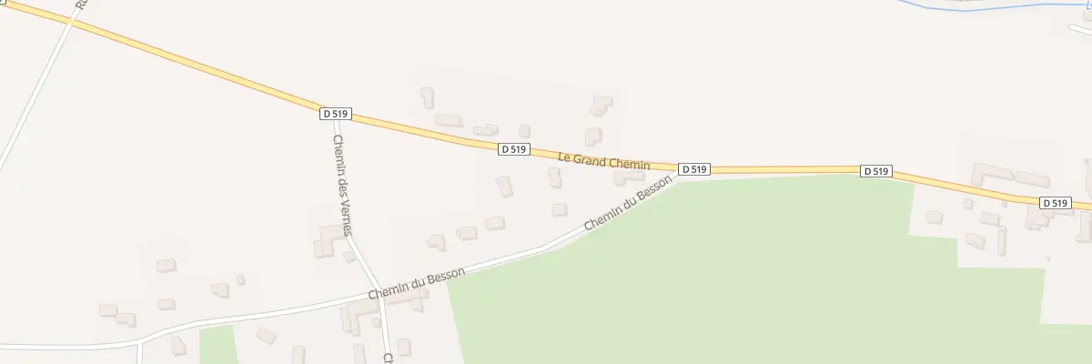 Plan du 125 Le Grand Chemin à Brézins