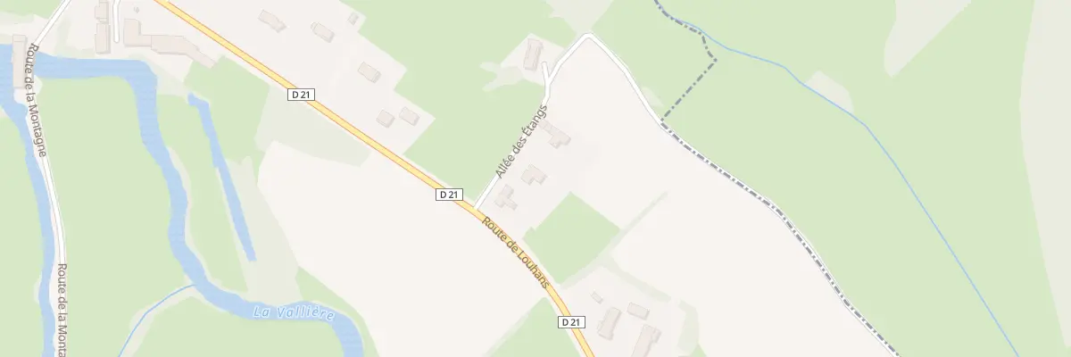 Plan du 51 All des Etangs à Saint-Martin-du-Mont