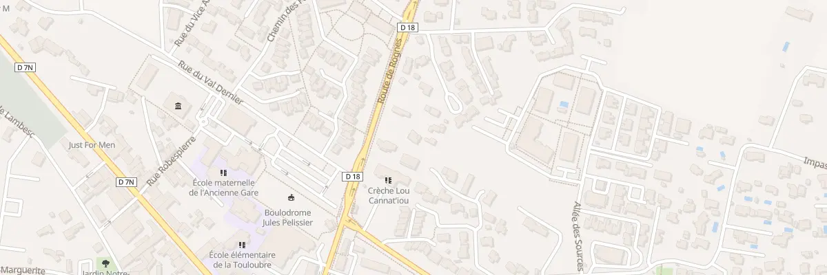 Plan du 120 Rte de Rognes Cd18 à Saint-Cannat