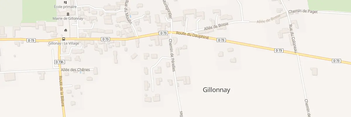 Plan du 5000 Che de Perelle à Gillonnay