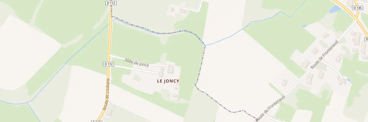 Plan du 150 All de Joncy à Frontenaud