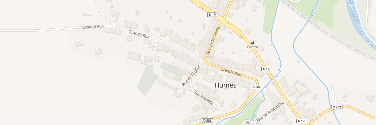 Plan du 23 Gr Grande Rue à Humes-Jorquenay