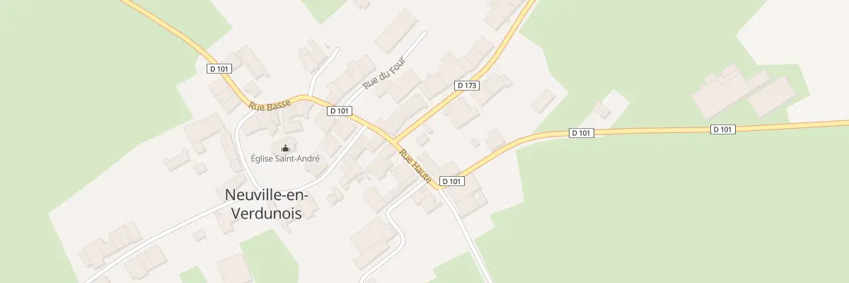 Plan du 2 Rue de la Voie du Bois à Neuville-en-Verdunois