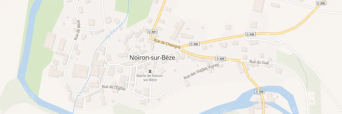 Plan du 3 Gr Grande Rue à Noiron-sur-Bèze