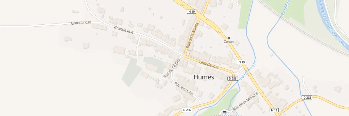 Plan du 21 Gr Grande Rue à Humes-Jorquenay