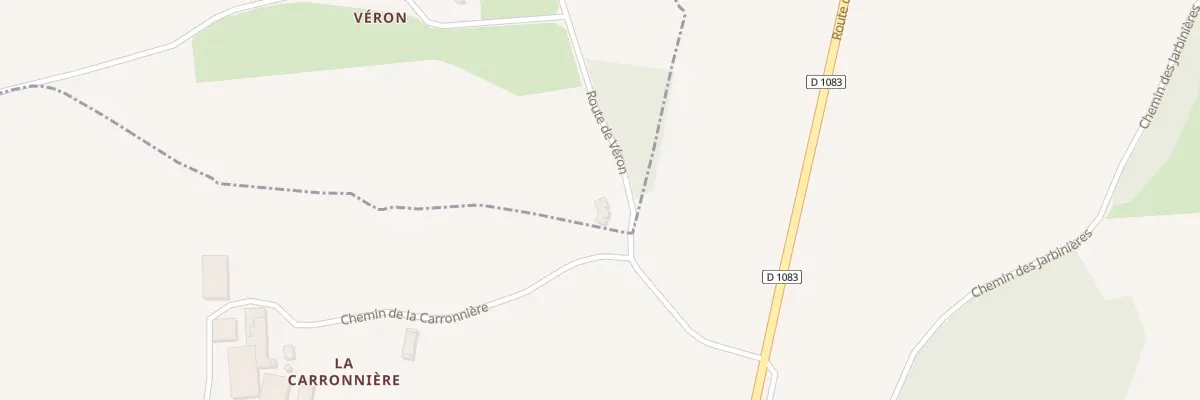 Plan du 1454 Rte de Veron à Bény