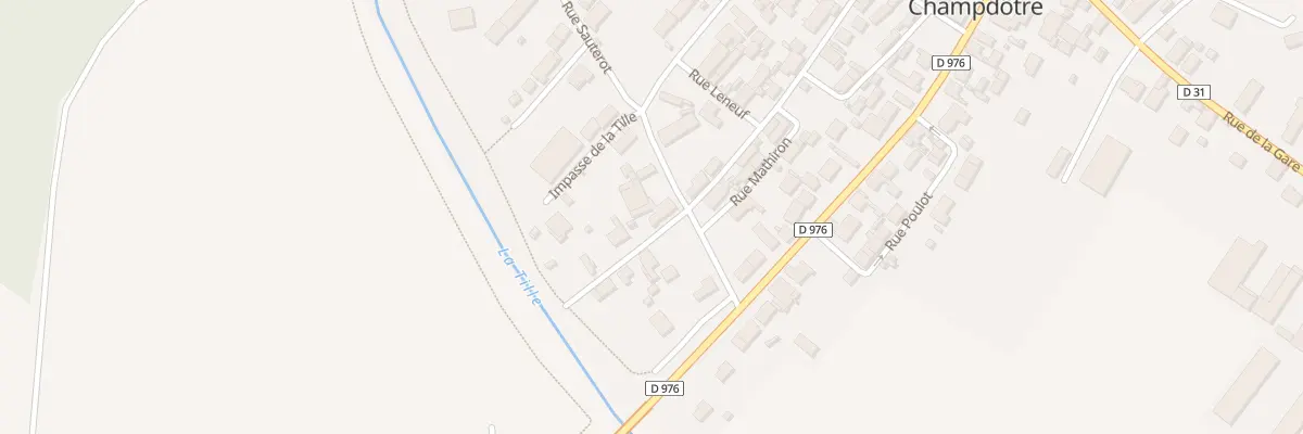 Plan du 28 Rue d’Avau à Champdôtre