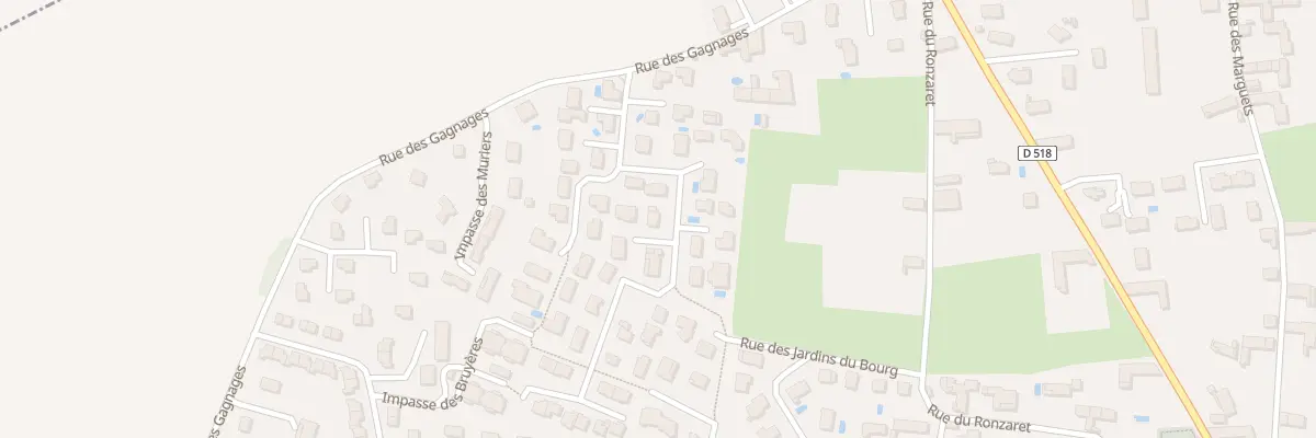 Plan du 34 Rue des Eglantines à Brézins