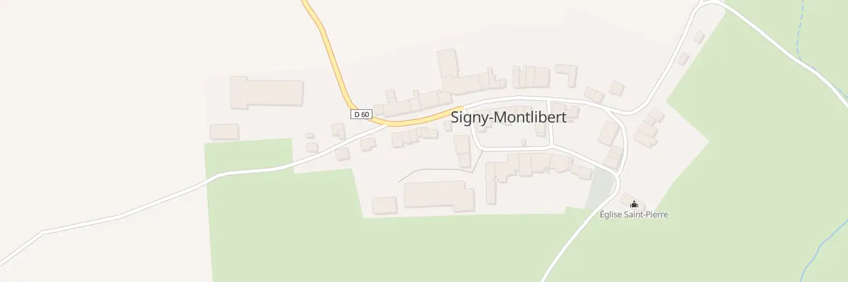 Plan du 6 Gr Grande Rue à Signy-Montlibert