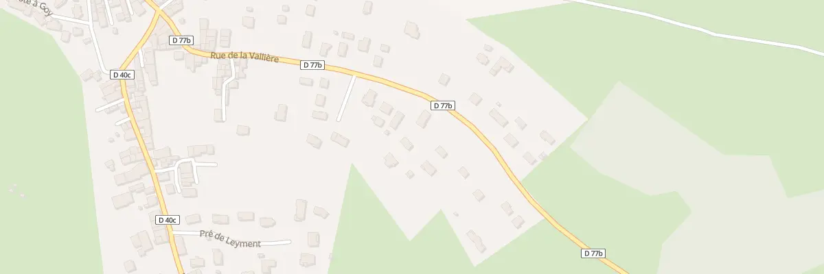 Plan du 392 Rue de Vallière à Leyment