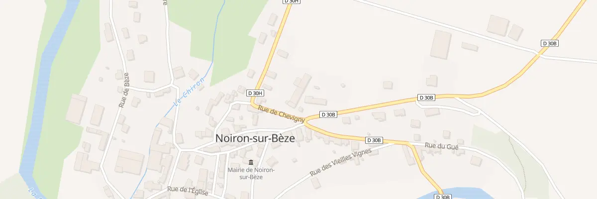 Plan du 3 Rte de Blagny à Noiron-sur-Bèze
