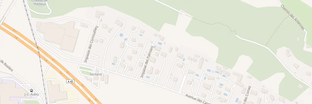Plan du 90 Imp des Palmiers à Ruy-Montceau