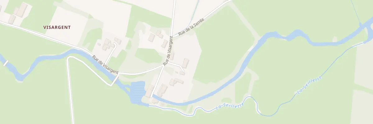 Plan du 1045 Rue de Visargent à Sens-sur-Seille
