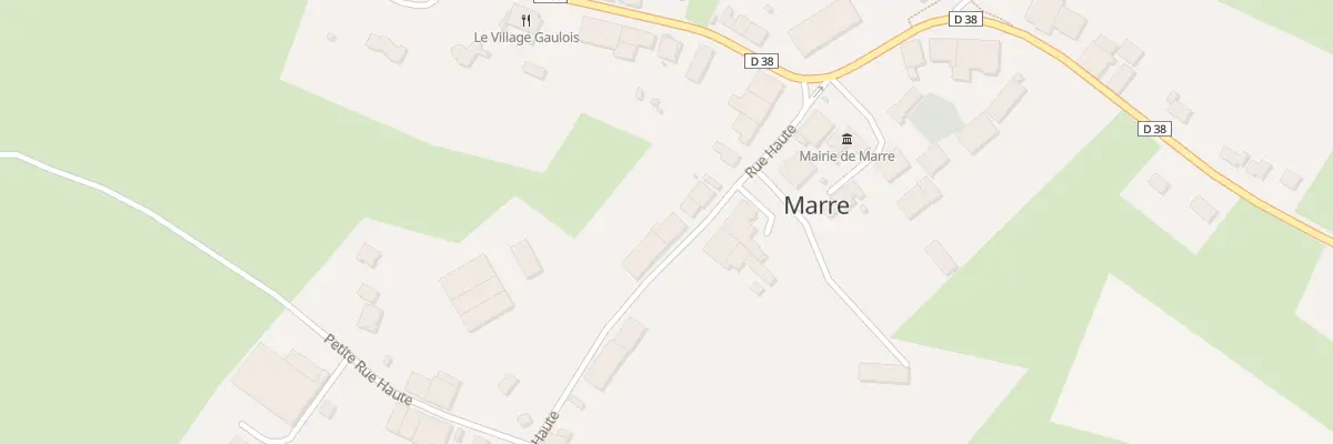 Plan du 8 Rue Haute à Marre