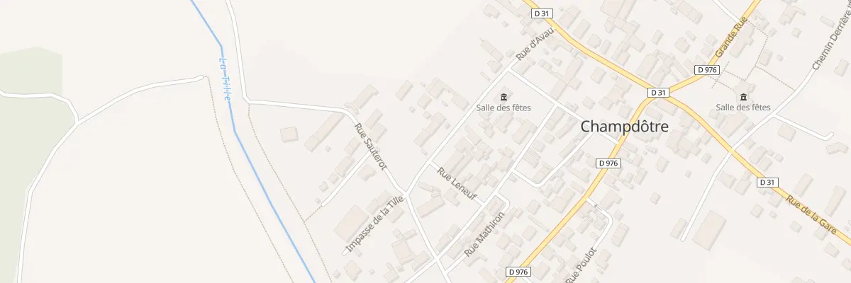 Plan du 18 Rue d’Avau à Champdôtre