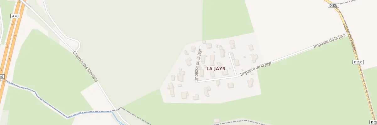 Plan du 437 Imp de la Jayr à Montagnat
