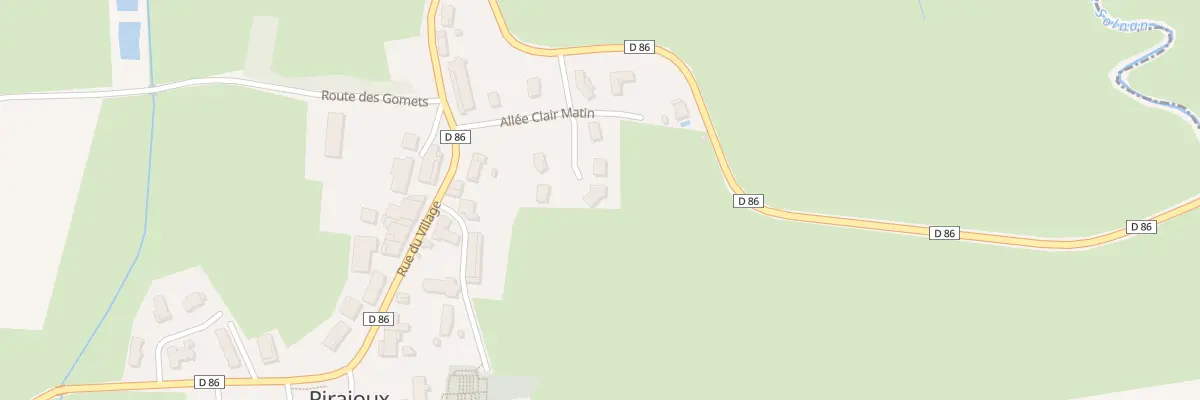 Plan du 5166 Le Village à Pirajoux
