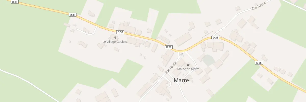 Plan du 3 Rue du Parge à Marre