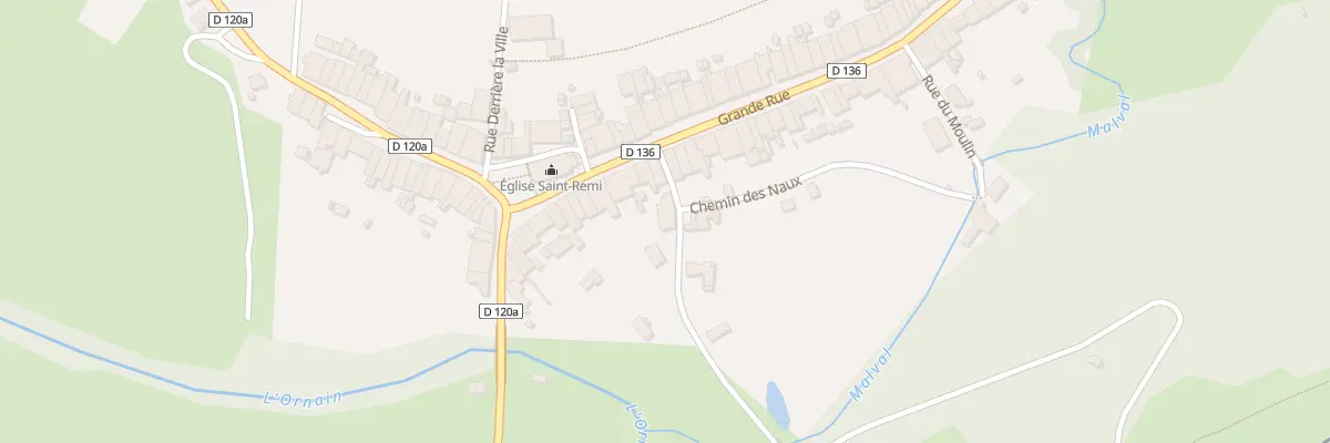 Plan du 2 Prom de la Madone à Nançois-sur-Ornain