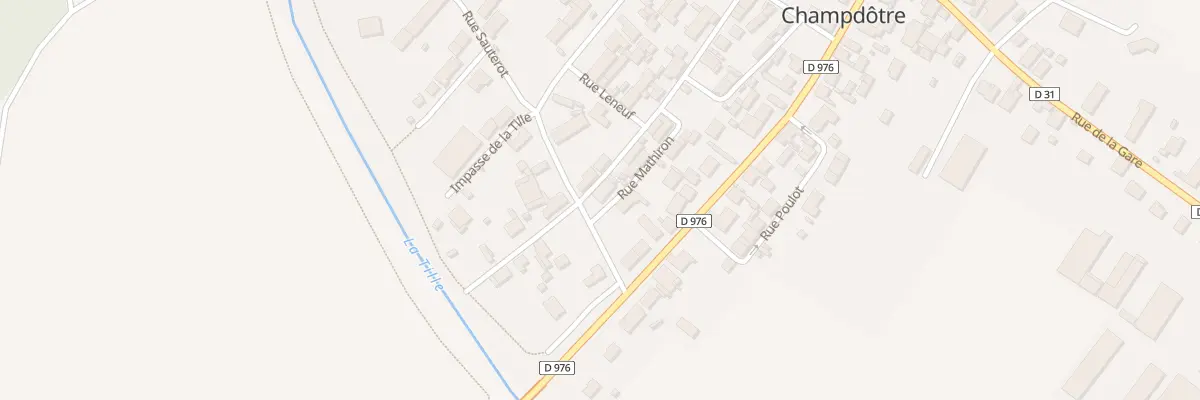 Plan du 8 Rue Mathiron à Champdôtre