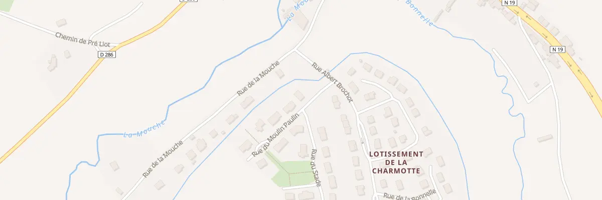 Plan du 2 Rue du Moulin Paulin à Humes-Jorquenay