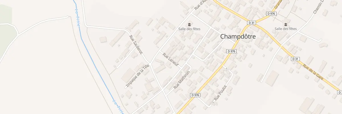 Plan du 5167 Village à Champdôtre