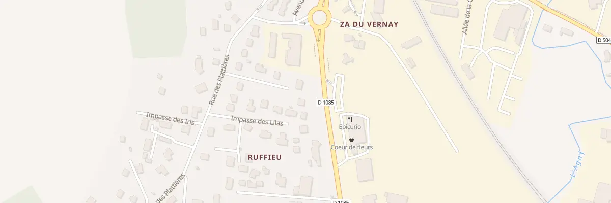 Plan du 1032 Rte Nationale 1085 à Nivolas-Vermelle