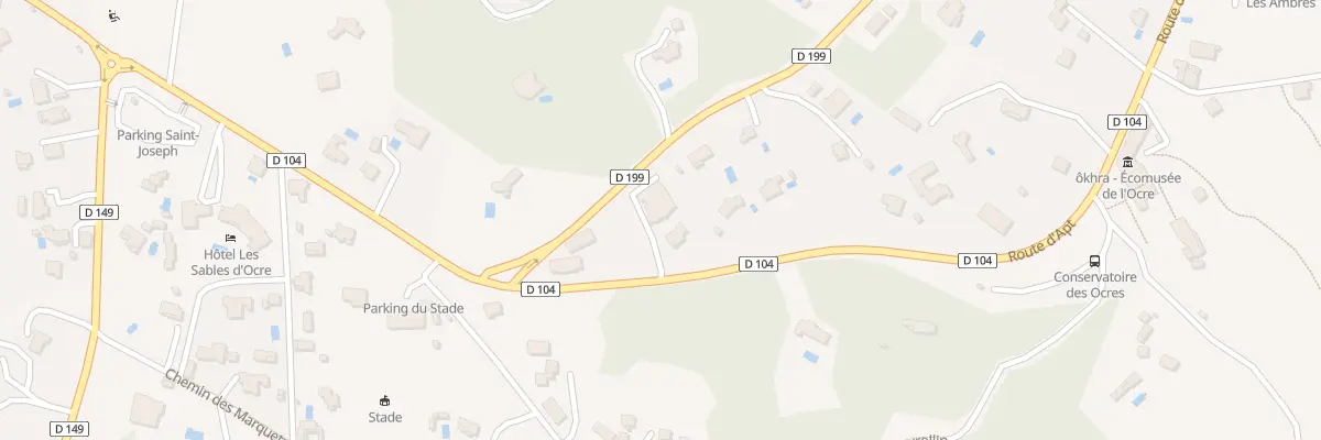 Plan du 143B Rte d’Apt à Roussillon