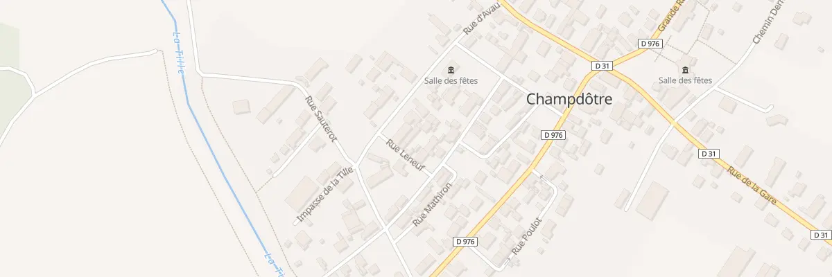 Plan du 6 Rue Leneuf à Champdôtre