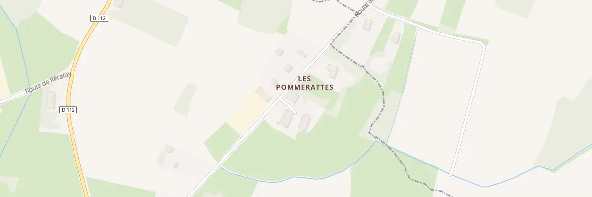 Plan du 420 Rte des Pommerattes à Frontenaud