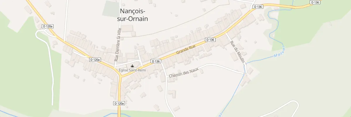 Plan du 34 Gr Grande Rue à Nançois-sur-Ornain