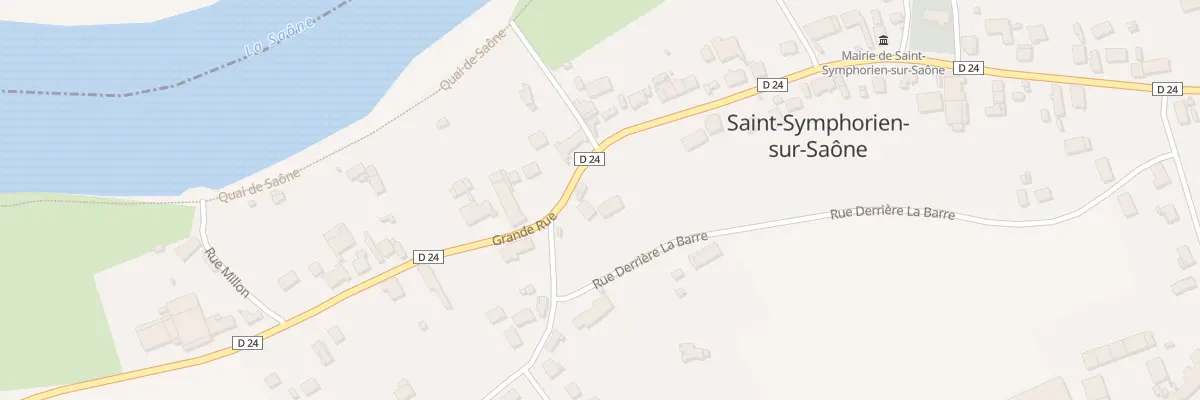 Plan du 8 Rue Derriere la Barre à Saint-Symphorien-sur-Saône