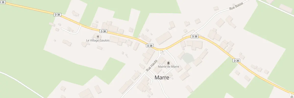 Plan du 1 Rue du Parge à Marre