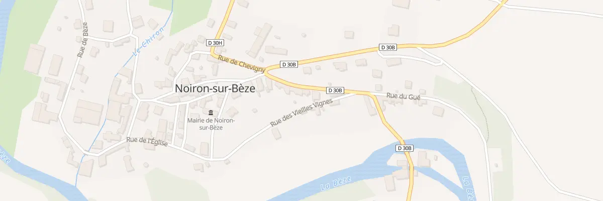 Plan du 6 Rue de la Garnière à Noiron-sur-Bèze