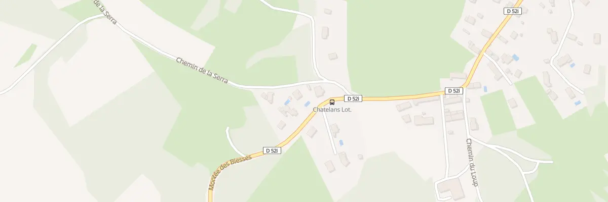 Plan du 5253 Sur Bessey à Annoisin-Chatelans