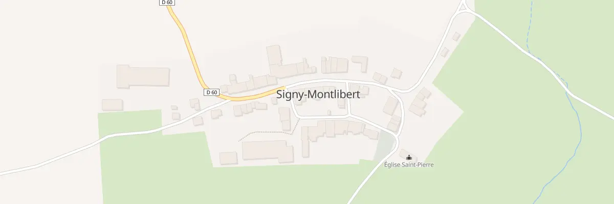 Plan du 8 Gr Grande Rue à Signy-Montlibert